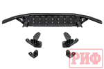 Бампер силовой передний Toyota Land Cruiser Prado 150 2013-2017 c защитой радиатора РИФ