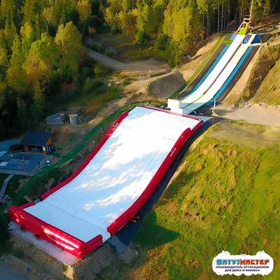 Надувной приземлитель для трюков «Точка приземления, 20×10×1,5 м