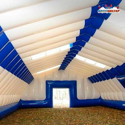 Модуль пневмокаркасный МЧС «Защита» из ПВХ 15×5×4 м,склад гуманитарной помощи