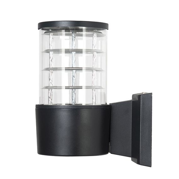 Светильник садово-парковый Feron.ONE DH0801-P, на стену вверх, E27 230V, черный пластик