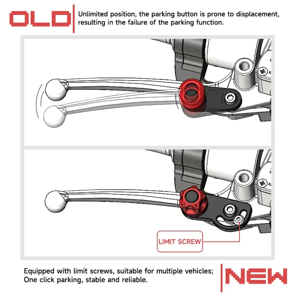 Parking brake Honda PCX, Forza and other with HYDRAULIC brakes.