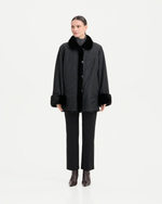 Шуба из меха норки