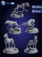 Дикая Стая. Фигурки/модели под покрас, DnD и настольных игр