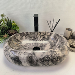 Раковина из мрамора Oval Donat Doreng OM-62954 55*38*15 32
