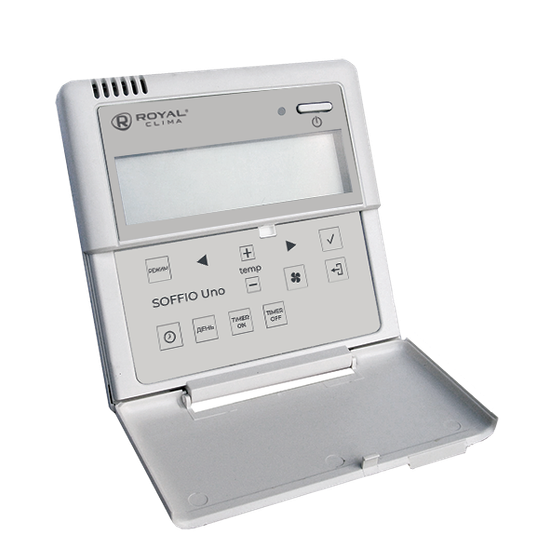 Компактная приточно-вытяжная установка SOFFIO UNO с Wi-Fi модулем RCS-1250-U+RCE-WFM