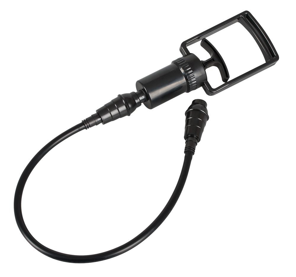 Вакуумная помпа для сосков с вибрацией Bad Kitty Vibrating Nipple Cups (Цвет: черный)