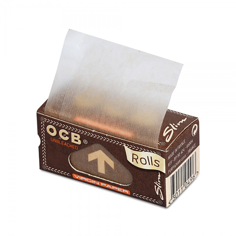 Бумага для сигарет блок "OCB" Virgin Rolls 44мм 4м*4шт.