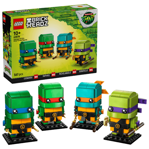 Конструктор LEGO BrickHeadz 40878 Teenage Mutant Ninja Turtles Figures