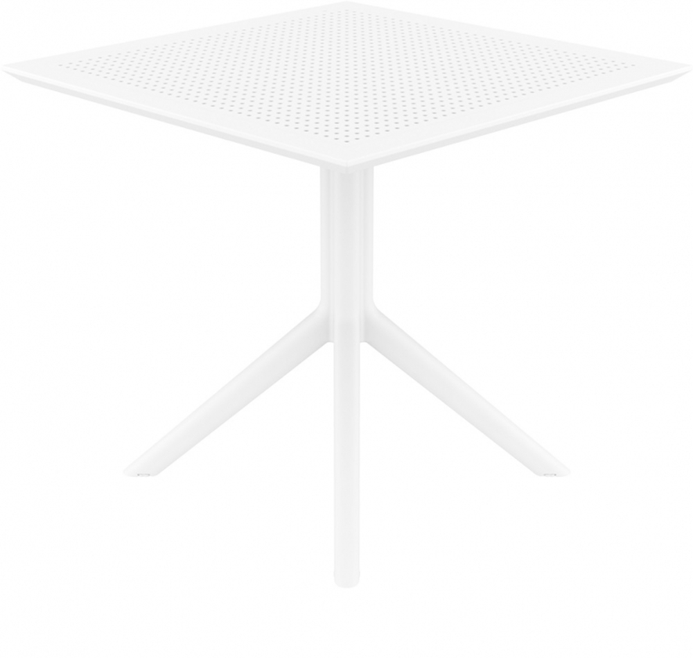 Стол пластиковый, Siesta Contract Sky Table 80, белый