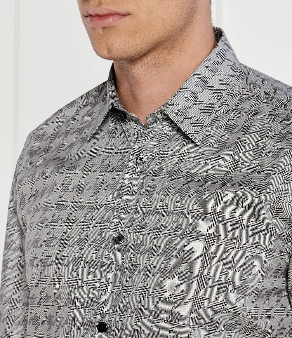 Рубашка BOSS BLACK - серый(50521590)