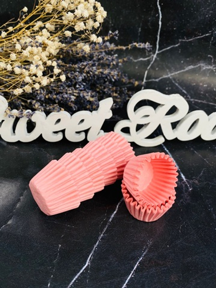 Бум капсул для конфет 25х20мм розовые 45-50шт