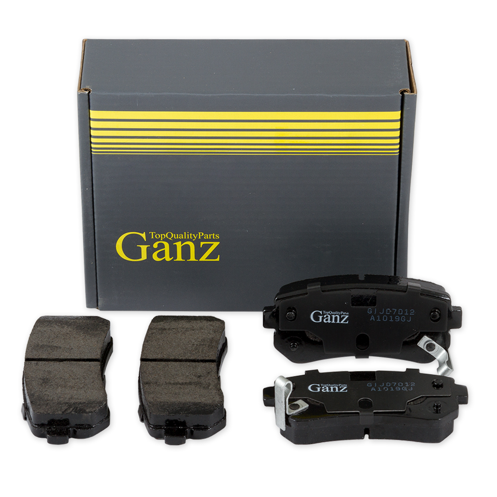 Колодки GANZ задние KIA Rio06 / KIA Ceed / HYUNDAI i20 / i30 / ix35 Арт.:GIJ07012