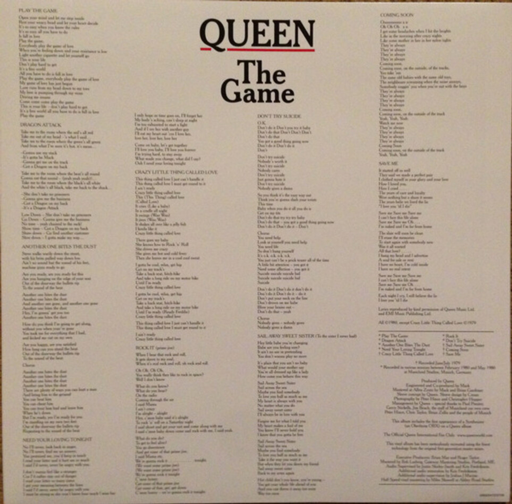 Queen / The Game (LP)