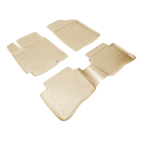Ковры в салон Norplast/Unidec для Kia Rio в кузове RUS QB (2011-), Бежевый, арт.NPL-Po-43-37-B