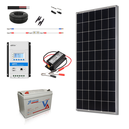 Автономная Солнечная Электростанция 300 Вт 65Ач 20А [СЭС-200-65-300-20А]