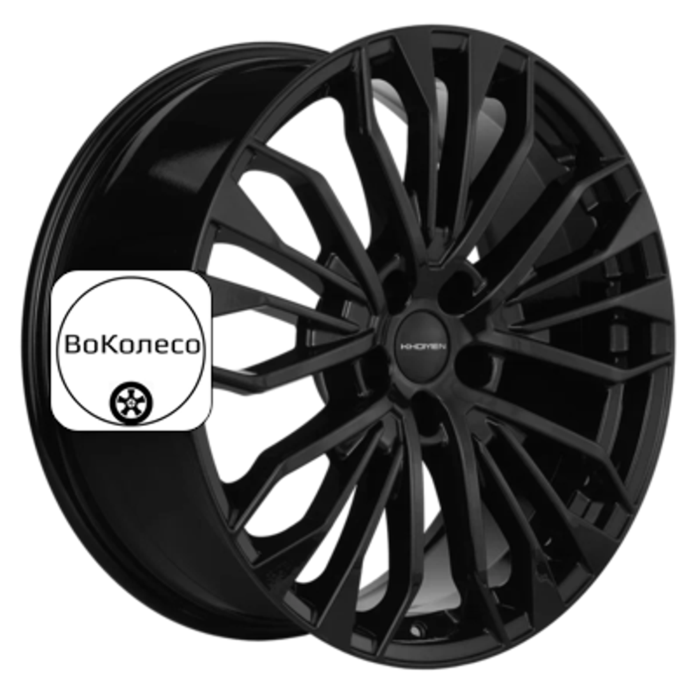 8,5x20/5x114,3 ET30 D64,1 KHW2009 (Haval F7/F7x) Black Khomen Wheels