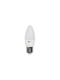 Лампа светодиодная PLED-SP 9Вт C37 свеча 3000К тепл. бел. E27 820лм 230В JazzWay 5001923A