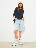 Лонгслив оверсайз с рукавом 3/4