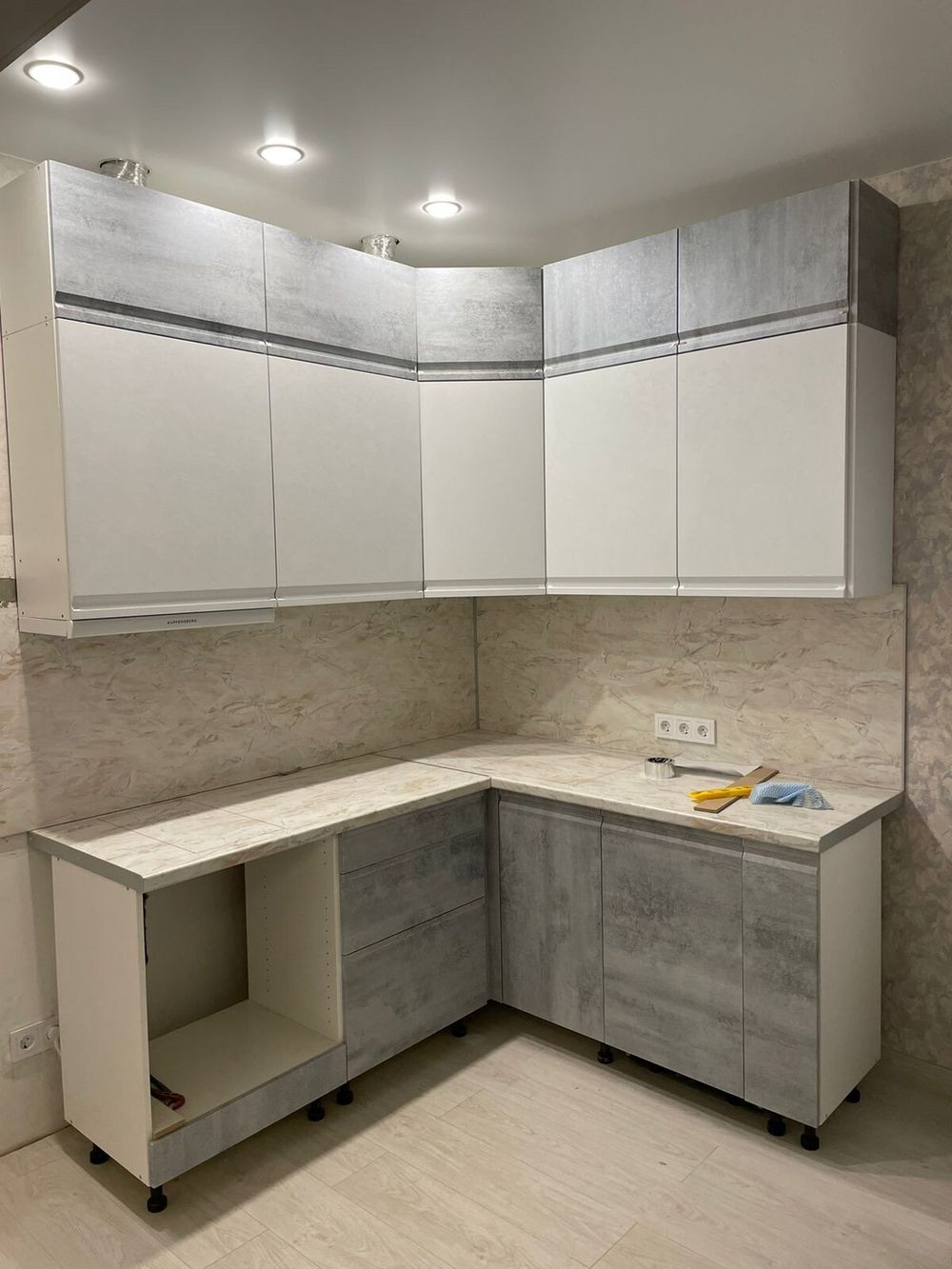 Модульная кухня "Бронкс" 1,8м Доломит