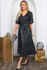 Платье праздничное Мадлен (черное) П14623-18М LT Collection