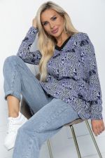 Блуза Фауна (синяя) Б11036 LT Collection