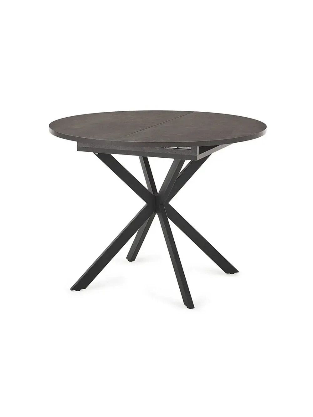 Стол кухонный обеденный круглый раздвижной 100,1х100х75 см