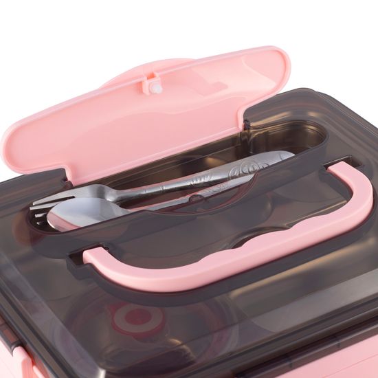 Ланч бокс 1000 мл. Kamille KM 2144 пластик, нержавеющая сталь