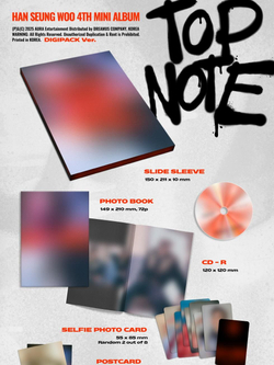 Альбом HAN SEUNG WOO - TOP NOTE 4th Mini Album DIGIPACK Version