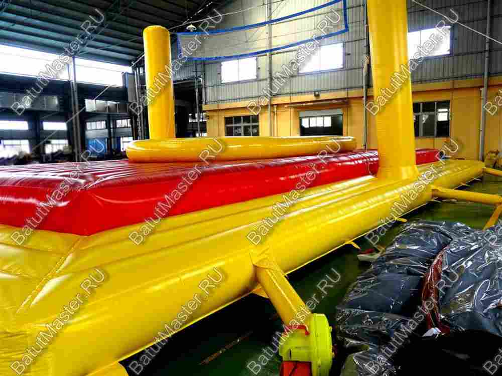 Площадка для игры в Боссабол 18*9*5 м, двухуровневый