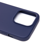 Силиконовый матовый чехол Activ Full Original Design для iPhone 15 Pro, без логотипа, темный кобальт