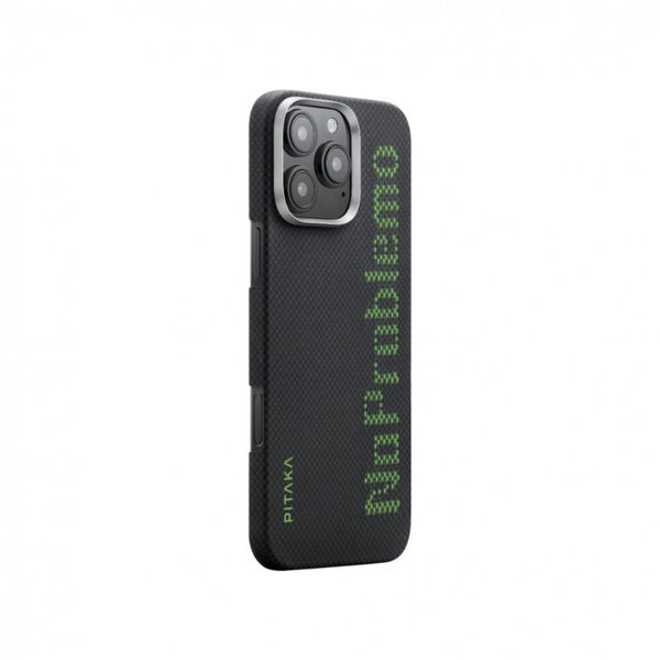 Чехол Pitaka Tactile Woven (Lumintex Edition) для iPhone 16 Pro Max, Без проблем | NoPro Maxblemo