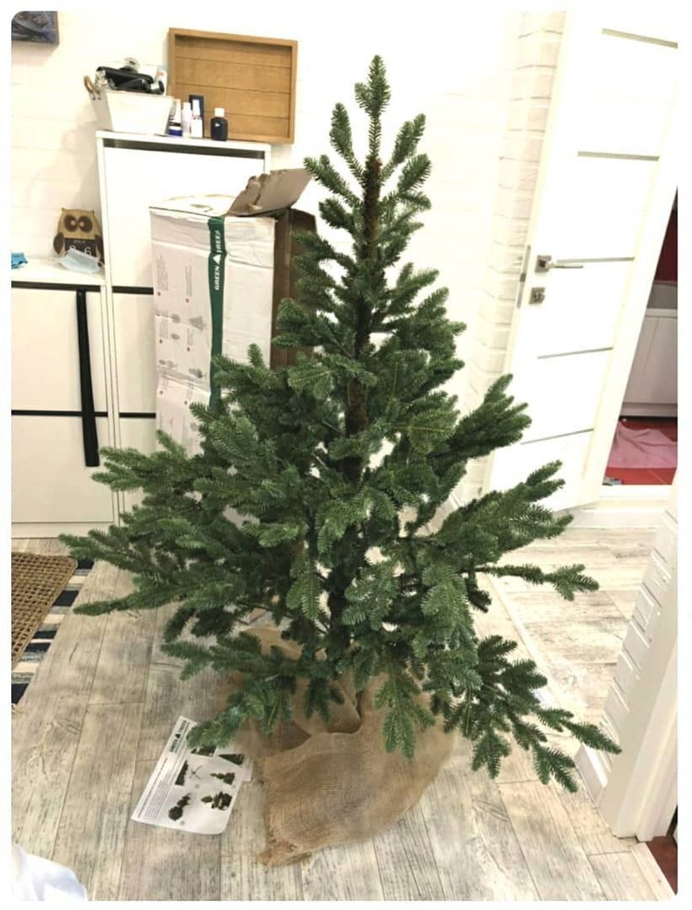 Искусственная ель на ножке «Датская» (хвоя Литая) 120 см / 1.2 м