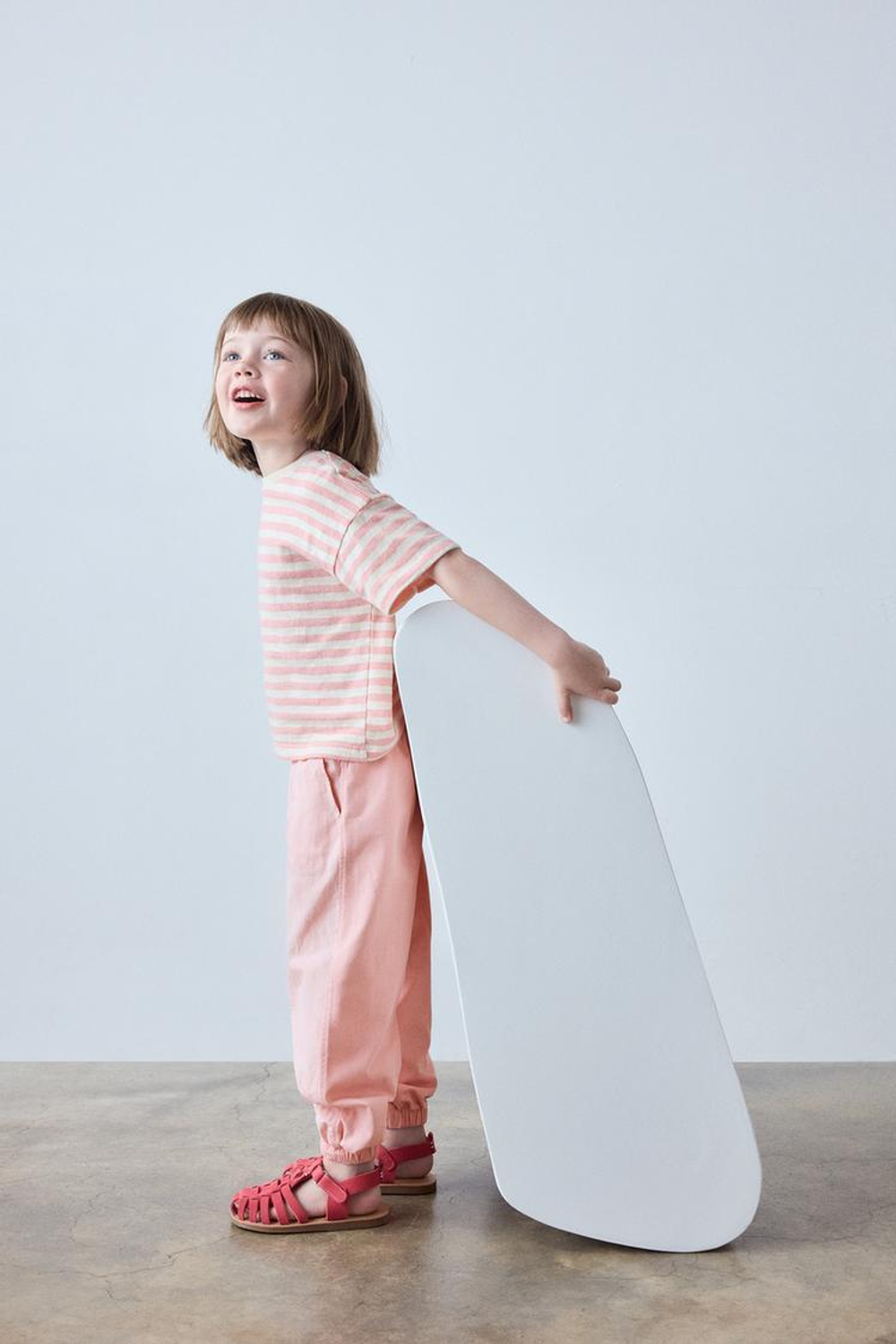 ZARA КОМБИНИРОВАННЫЕ БРЮКИ-ДЖОГГЕРЫ, РОЗОВЫЙ