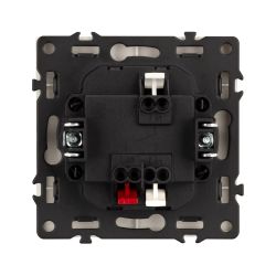 Механизм выключателя одноклавишный проходной LED SWT-NOBE-MKP1-SFPL-L-WH (230V, 10A) (Arlight, Белый кварц) 054236