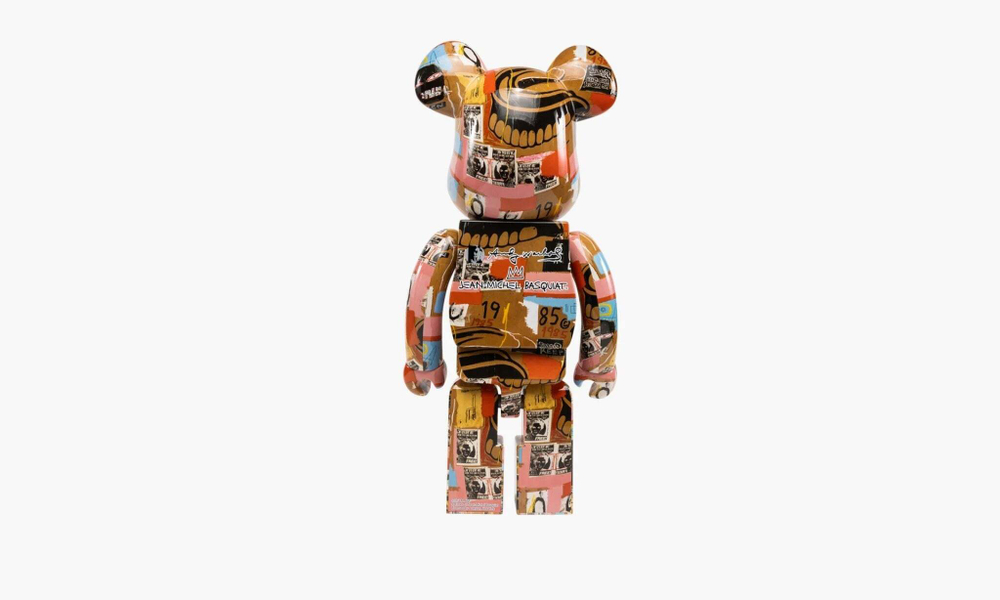 Bearbrick Andy Warhol x Jean Michel Basquiat #2 "1000%"