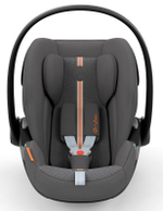 Коляска 3 в 1 Cybex Priam IV Rosegold и автокресло Cloud G i-Size Lava Grey Plus Sepia Black