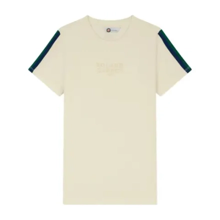 Женская теннисная футболка Roland Garros Color Lines - ecru
