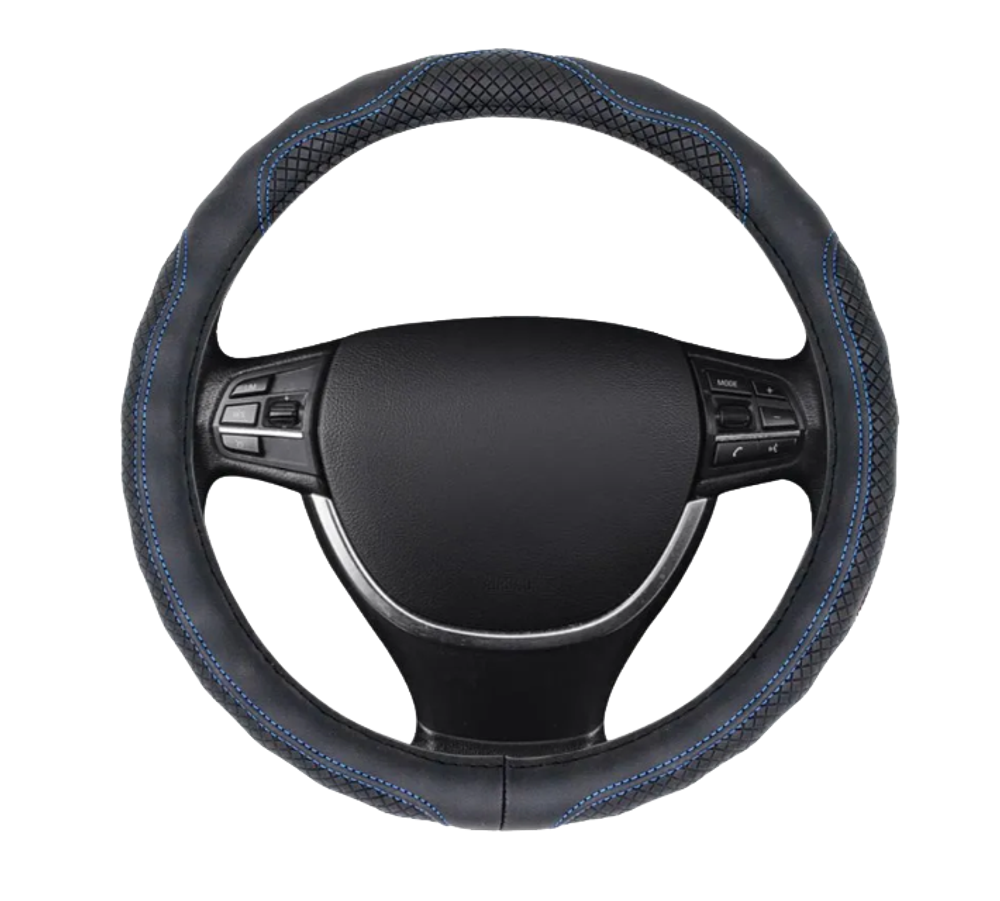 Чехол Оплетка на руль 37 см натуральная кожа