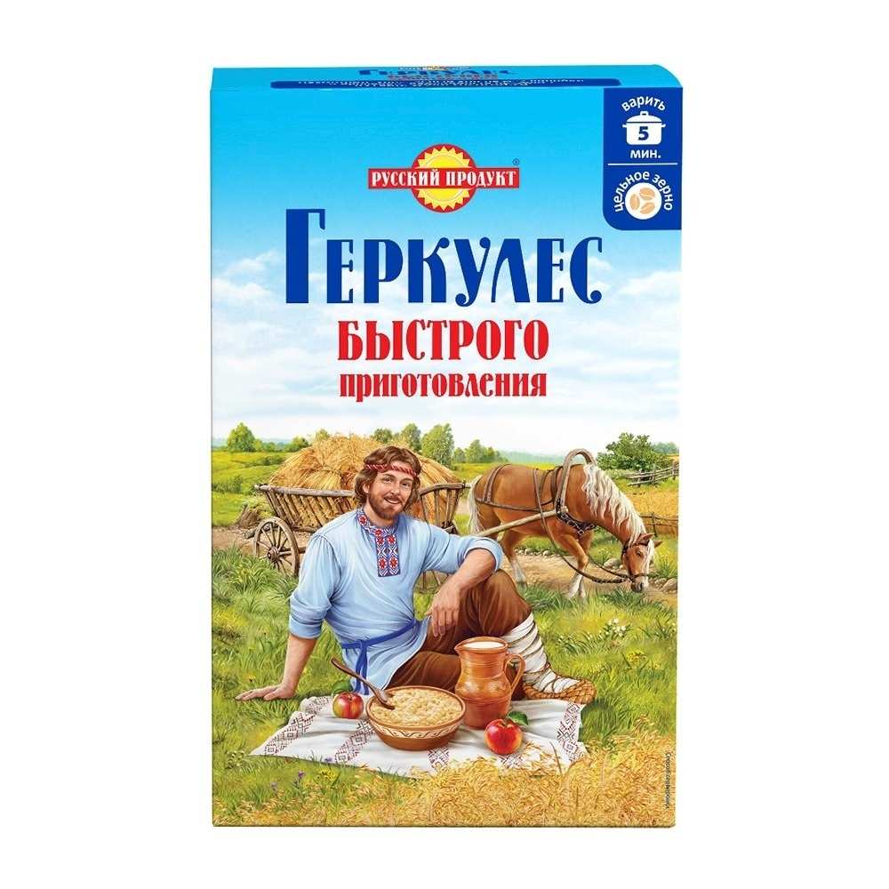 Геркулес Русский Продукт Быстрого Приготовления 420г