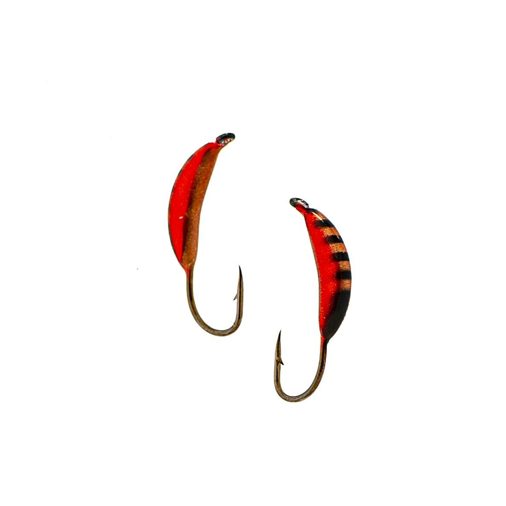 Мормышка вольфрамовая LumiCom СУПЕРБАНАН (покраска), 3,0мм, #343, 10 штук в упаковке