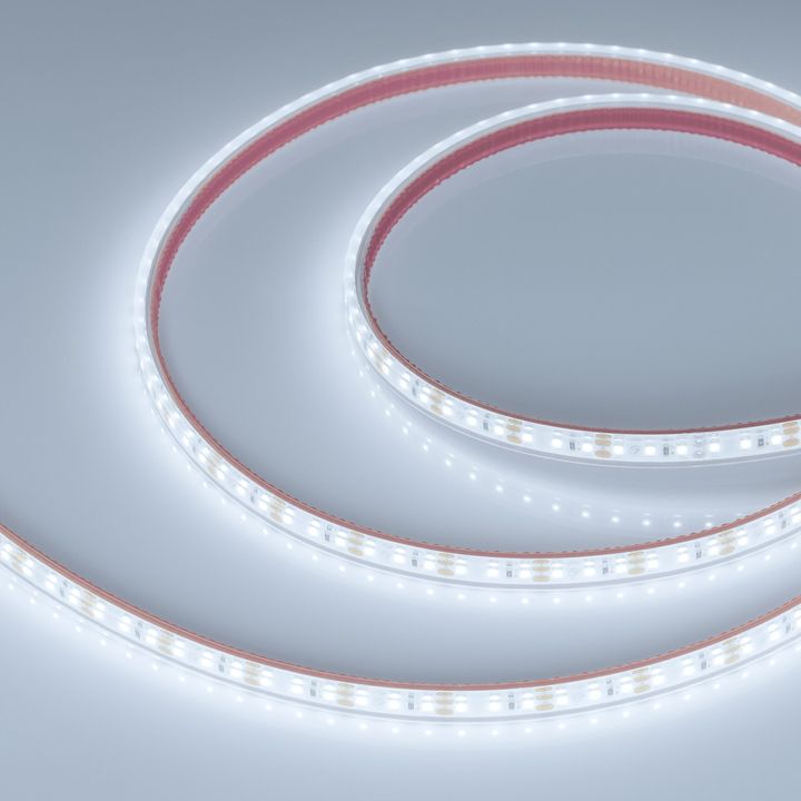 Светодиодная влагозащищенная лента Arlight 9,6W/m 120LED/m 2835SMD холодный белый 5M 033784