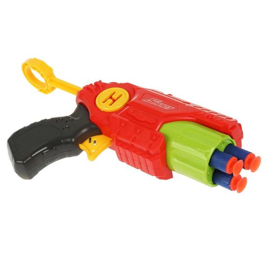 Бластер мягкие пули, блист.26*18*5,5см ИГРАЕМ ВМЕСТЕ