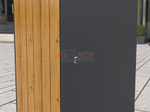 Урна Город Wood с пепельницей