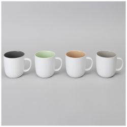 КРУЖКА BRONCO "VELOUR" 400 МЛ ТЕМНО-СЕРАЯ (МАЛ=4ШТ/КОР=24ШТ.)