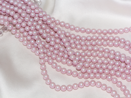 "Жемчуг круглый" 6мм, "Майорка. Имитация" (нить)