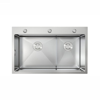 Кухонная мойка, 770x428x240 мм, 2 чаши