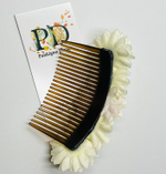 Гребень Pankigno Design с цветком хризантемы