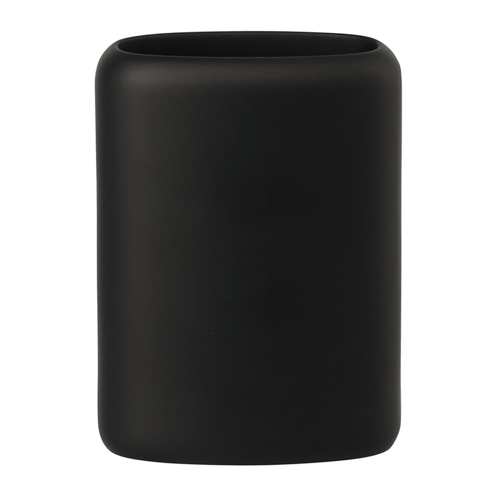 Стакан для зубных щеток Slim, черный