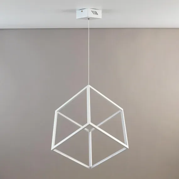 CL719300 Куб Белый Св-к Подвес, LED 40W*4000K