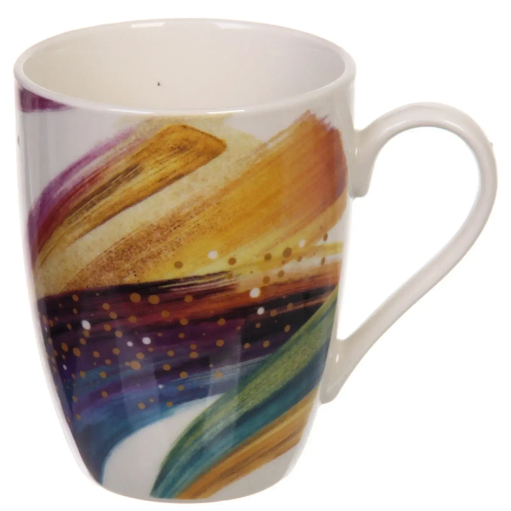 Кружка керамическая 350мл «Яркие краски»